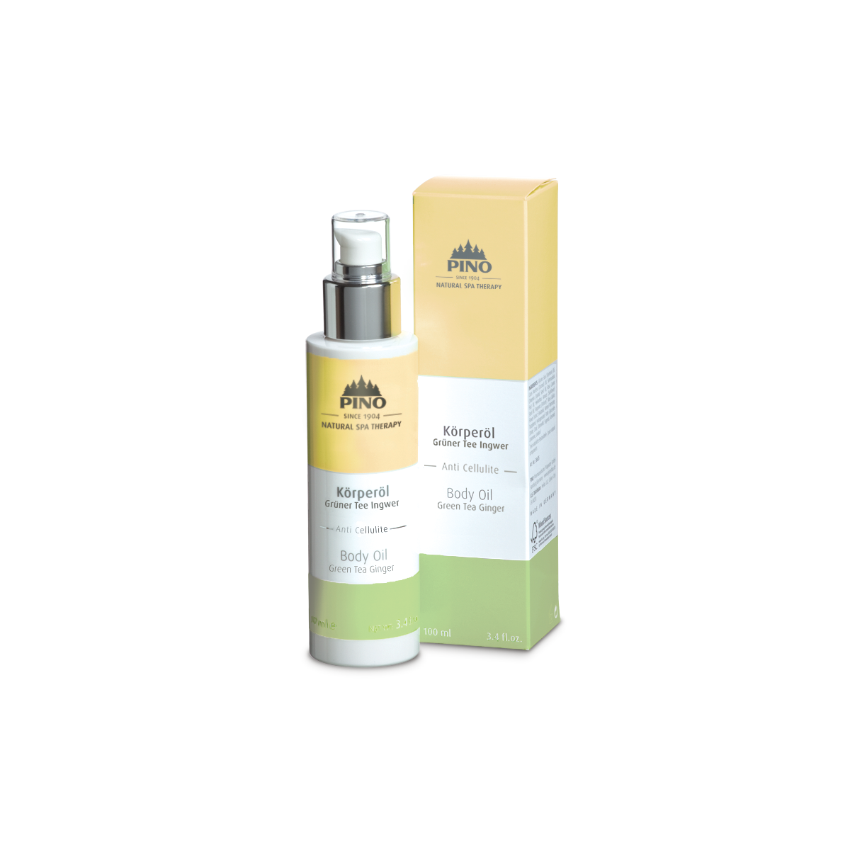 Pino Körperöl Grüner Tee Ingwer 100ml